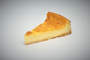 Topfentorte gebacken